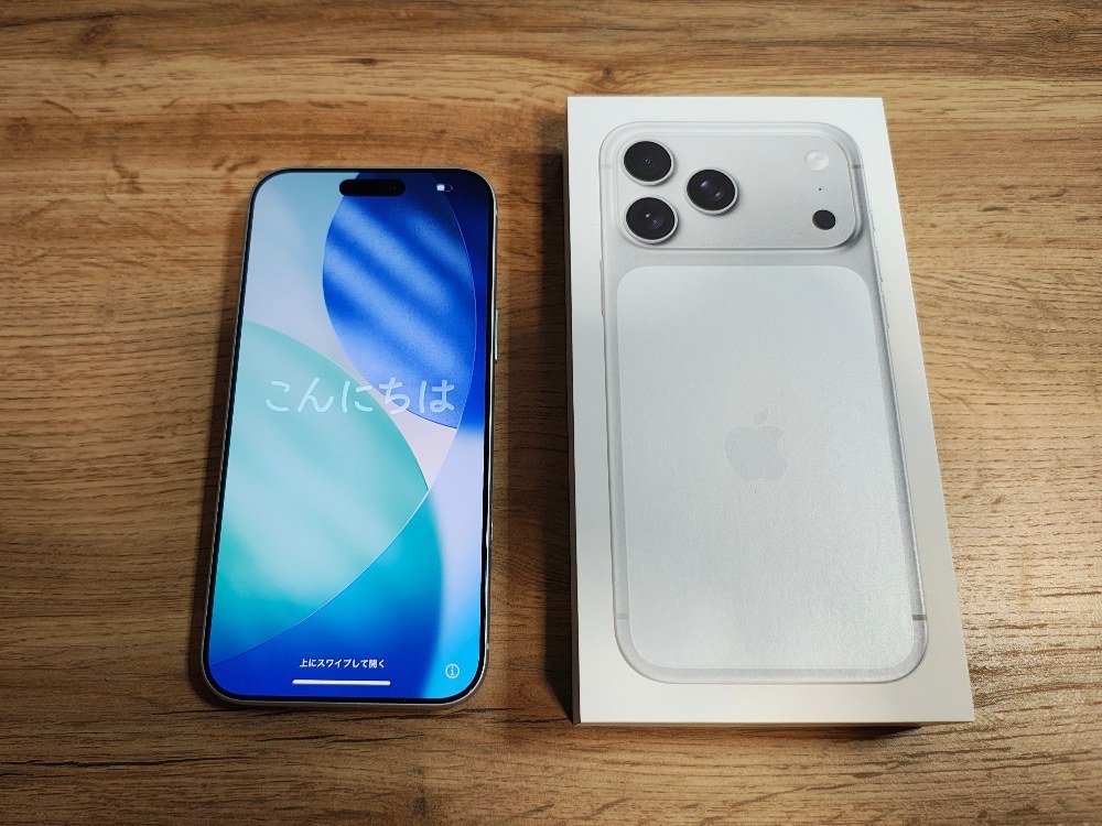Apple iPhone17 PRO MAX レビュー写真