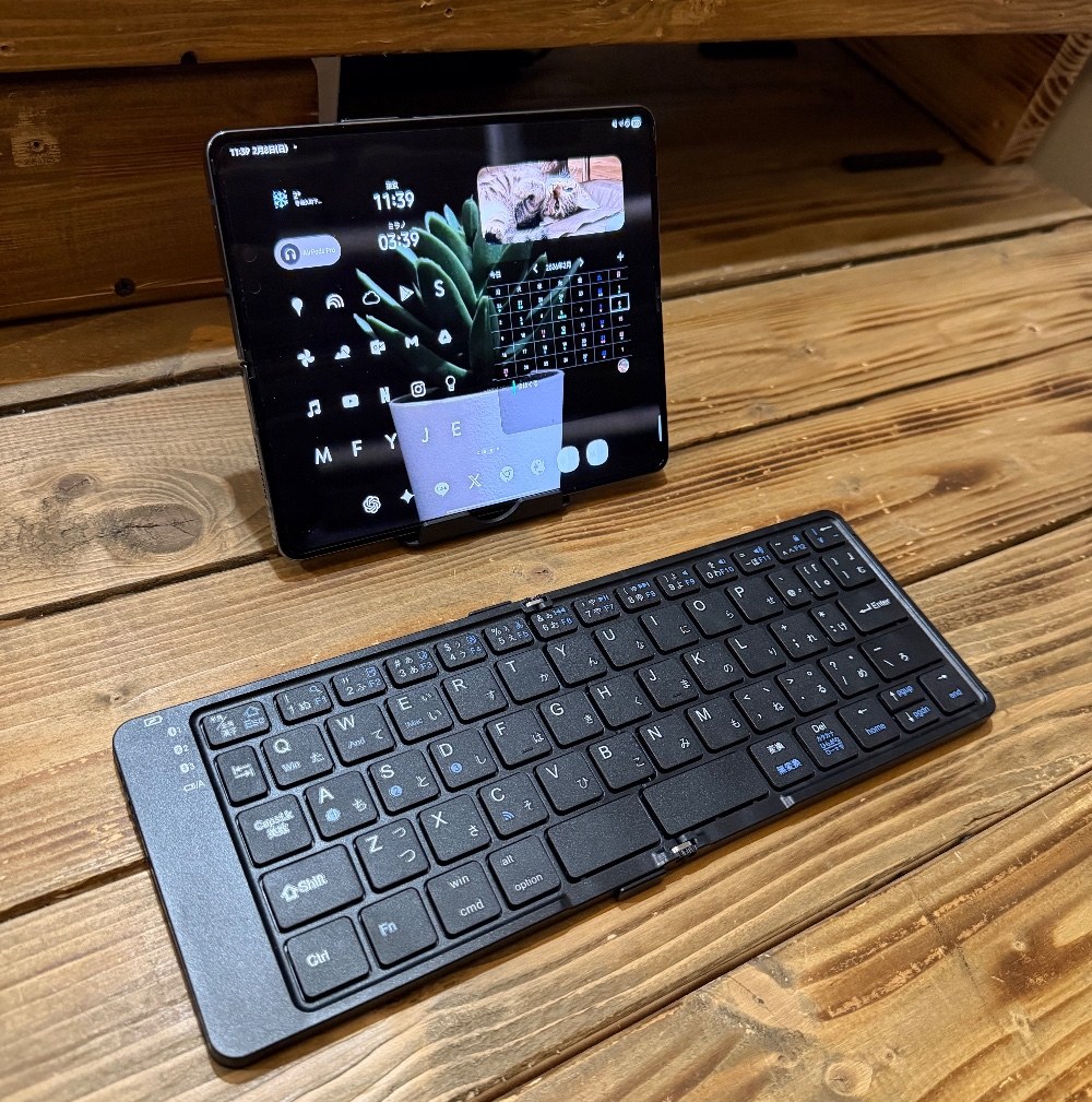 Samsung GalaxyZFold4 レビュー写真