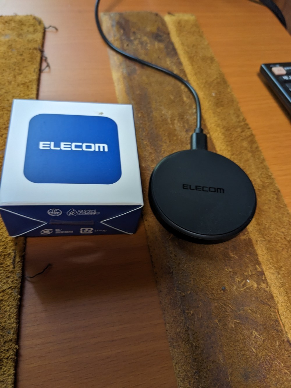 ワイヤレス充電器 エレコム 安い便利そう レビュー写真