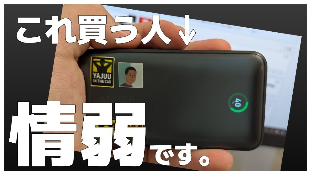 Anker 533 PowerBank レビュー写真