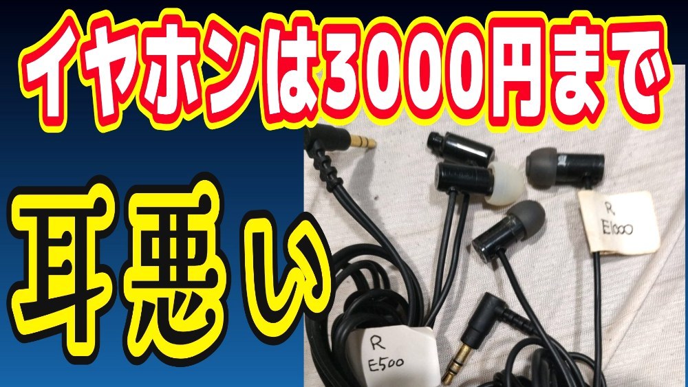 イヤホン レビュー写真